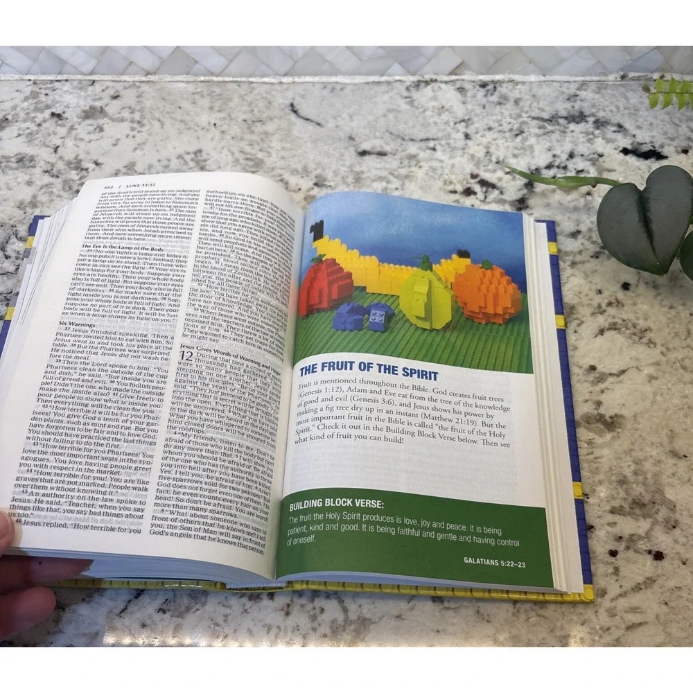 NIRV Faith Builders Bible Hardcover - Lego Bible Zondervan Kids Christianity Fun